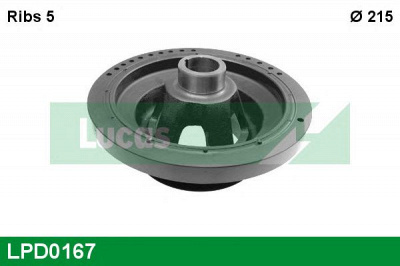 LUCAS ENGINE DRIVE lpd0167 -  Ременный шкив, коленчатый вал